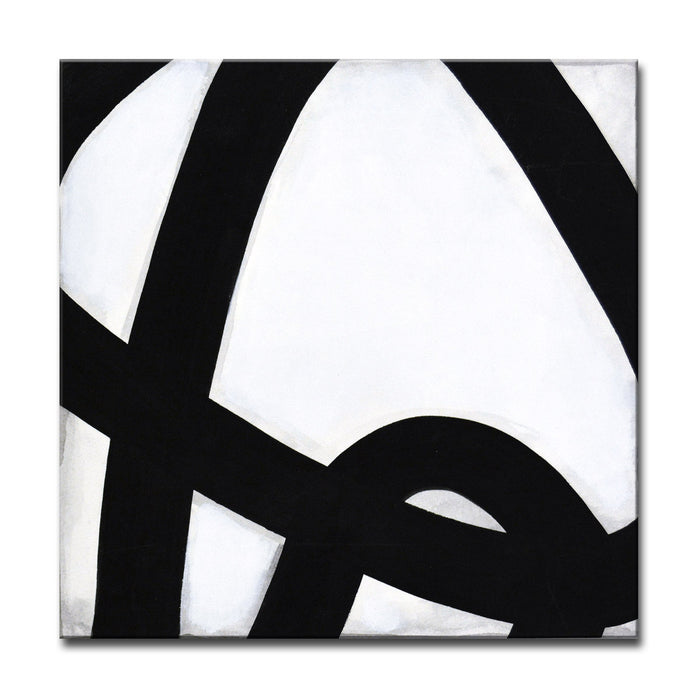 'Curves No. 4' Wrapped Canvas Wall Art