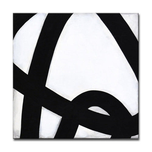 'Curves No. 4' Wrapped Canvas Wall Art