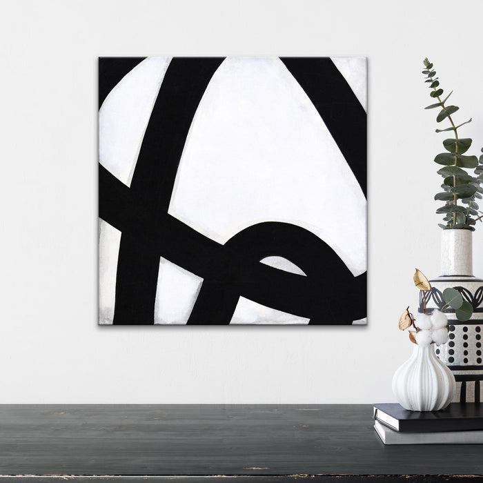 'Curves No. 4' Wrapped Canvas Wall Art