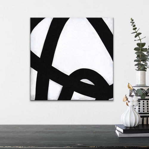 'Curves No. 4' Wrapped Canvas Wall Art