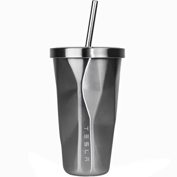 CyberTruck™ Tesla Tumbler – Stainless Steel Travel Mug for Model 3 & Y (Fits Cup Holder, Spill-Proof)