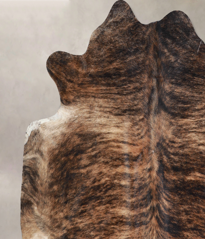 Dark Brindle Cowhide Rug #A33575
