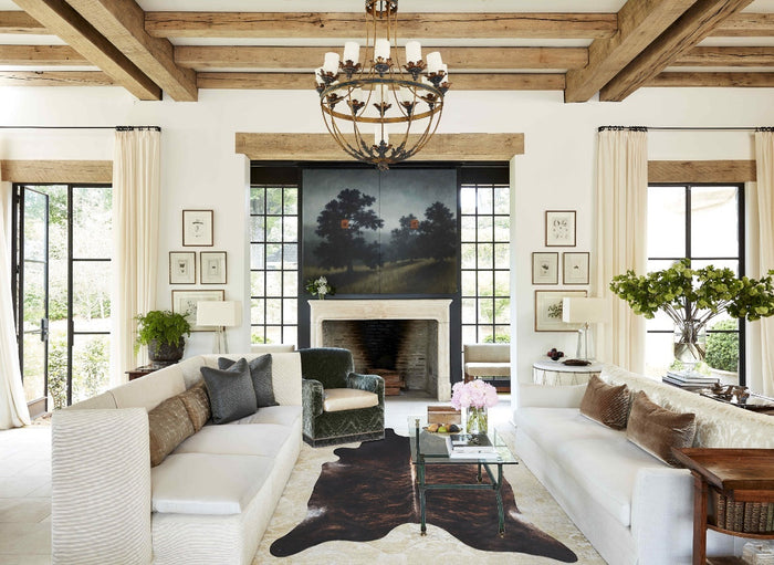 Dark Brindle Cowhide Rug #B8567