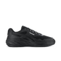 Men's black Reebok Dash Pro lace-up running shoes, textured mesh upper