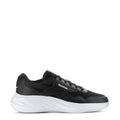 Men's Reebok black and white sneakers, low-cut design with white midsole