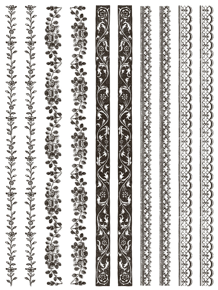Delft Traditions Noir IOD Paint Inlay 12 x 16 Pad