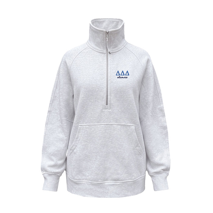 Delta Delta Delta ALUMNA lululemon Scuba Oversized Funnel-Neck Half Zip Long
