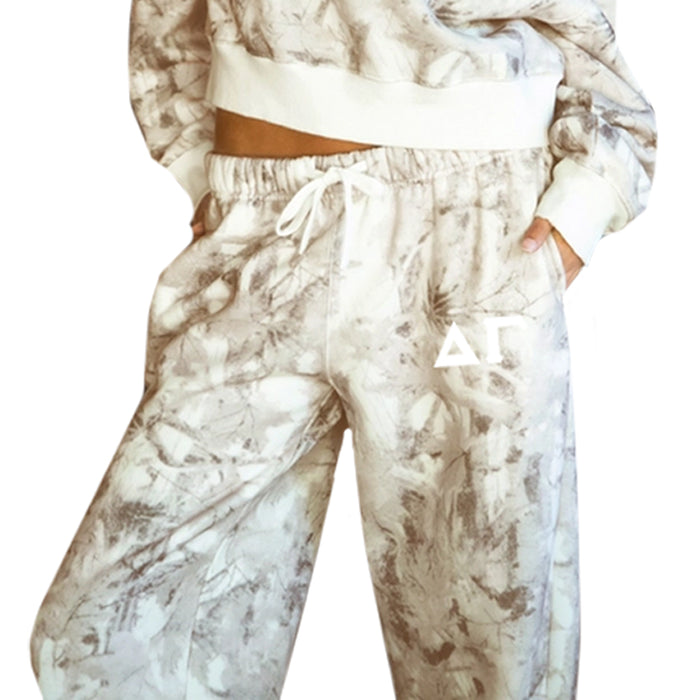 Delta Gamma Camo Cloud Fleece Pants - Camouflage