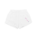 Delta Gamma Fleece Clare Shorts - White