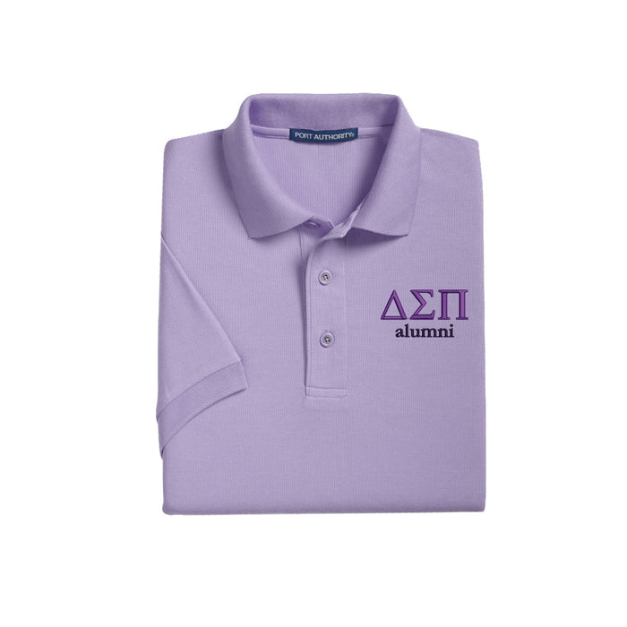 Delta Sigma Pi Cotton Pique Polo - alumni