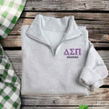 Delta Sigma Pi Qzip Sweatshirt - alumni