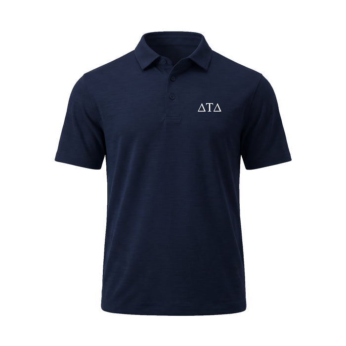 Delta Tau Delta lululemon Evolution Short-Sleeve Polo - Nautical Navy