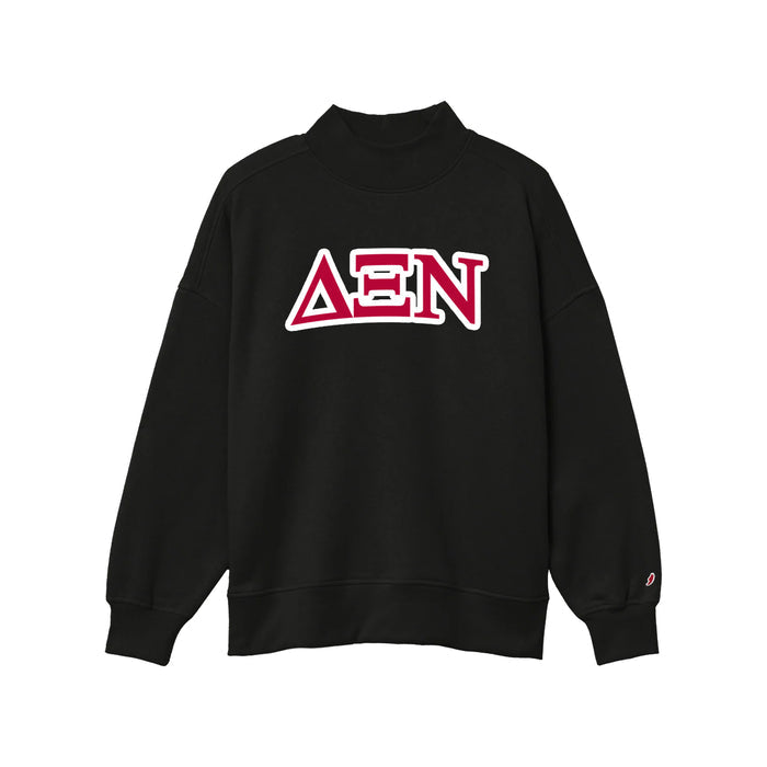 Delta Xi Nu LEGENDS Mock Neck - Black