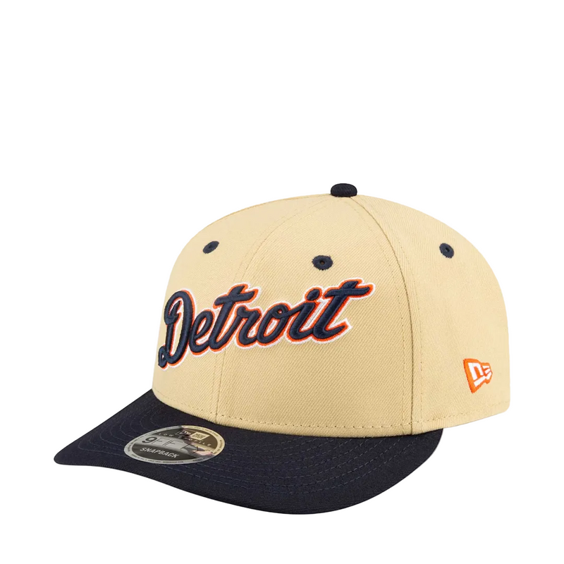 DETROIT TIGERS FELT GOLD LOW PROFILE 9FIFTY SNAPBACK