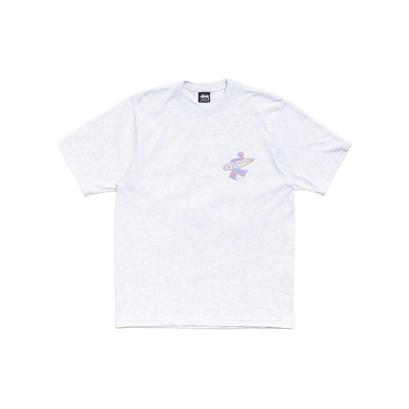 DOT SURF PUFF PRINT TEE ASH HEATHER
