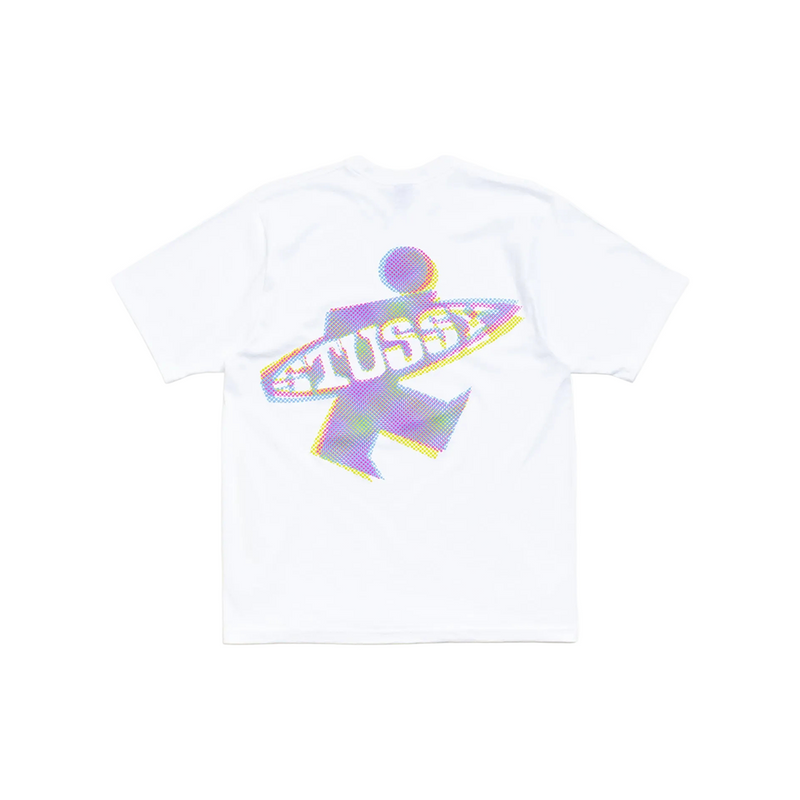 DOT SURF PUFF PRINT TEE WHITE
