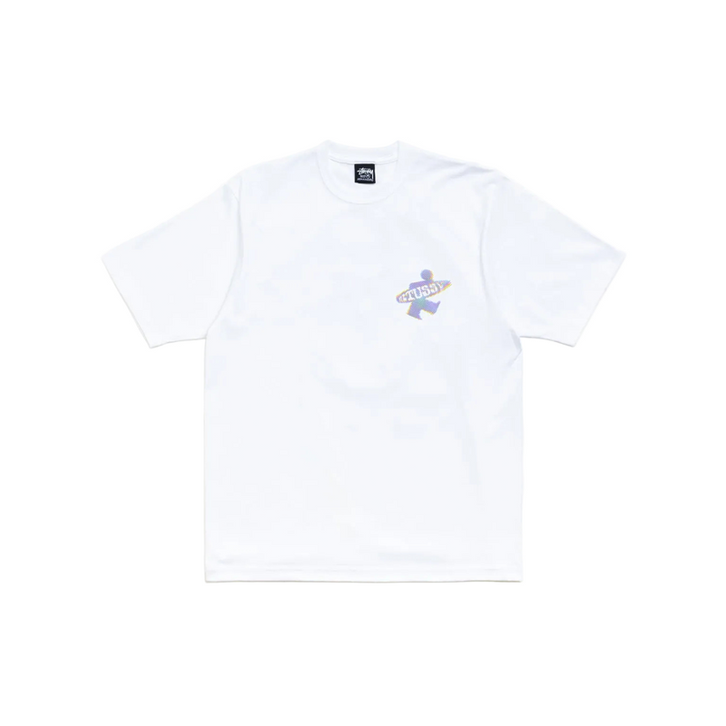 DOT SURF PUFF PRINT TEE WHITE
