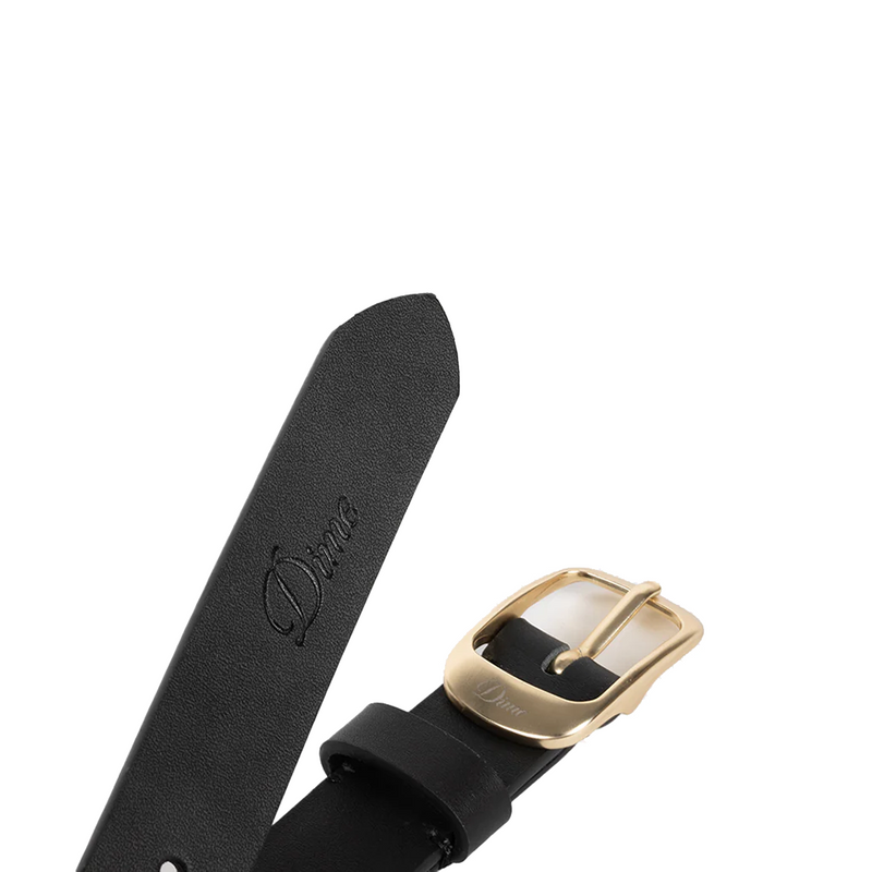 DRESS LEATHER BELT BLACK