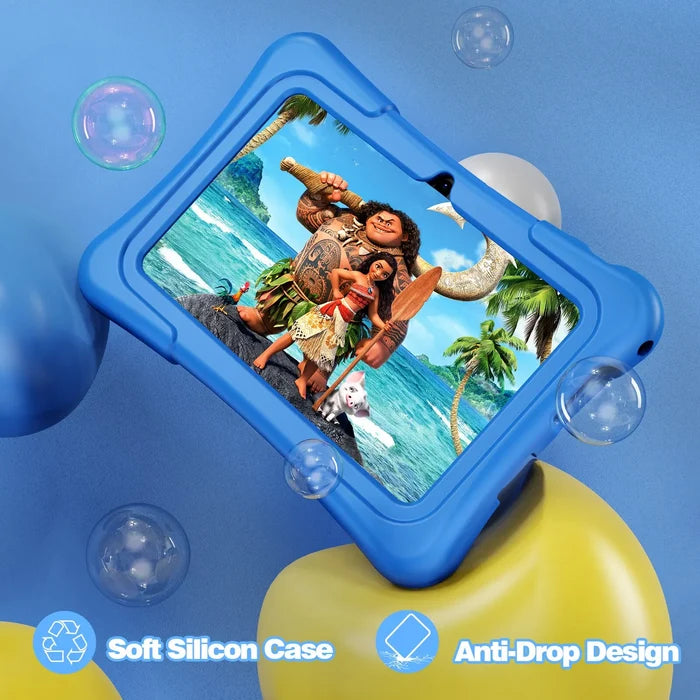 EduPlay™ 7'' Kids Tablet – Android 11, 32GB, WiFi, Dual Camera, Parental Controls + Protective Case