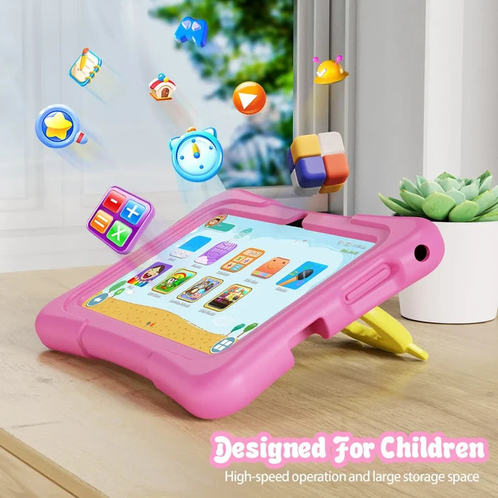 EduPlay™ 7'' Kids Tablet – Android 11, 32GB, WiFi, Dual Camera, Parental Controls + Protective Case