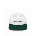 EMBROIDERED MESH & FAILLE POLO TENNIS CAP WHITE/GREEN