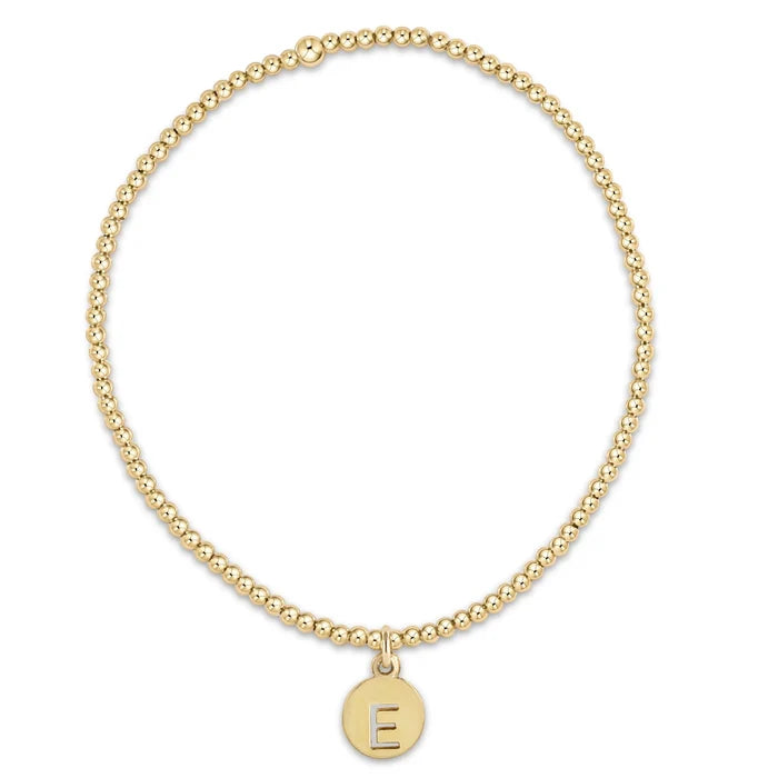 Enewton Classic Gold 2mm Respect Small Gold Disc (Mulitple Letter Options)