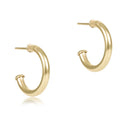 Enewton Round Gold 0.5” Post Hoop 2mm Smooth ERDG05PH2SMO