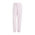 Clear Pink women's loose track pants with elastic waistband and ankle cuffs