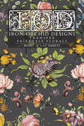 Fairytale Florals IOD Transfer 8 x 12 Pad