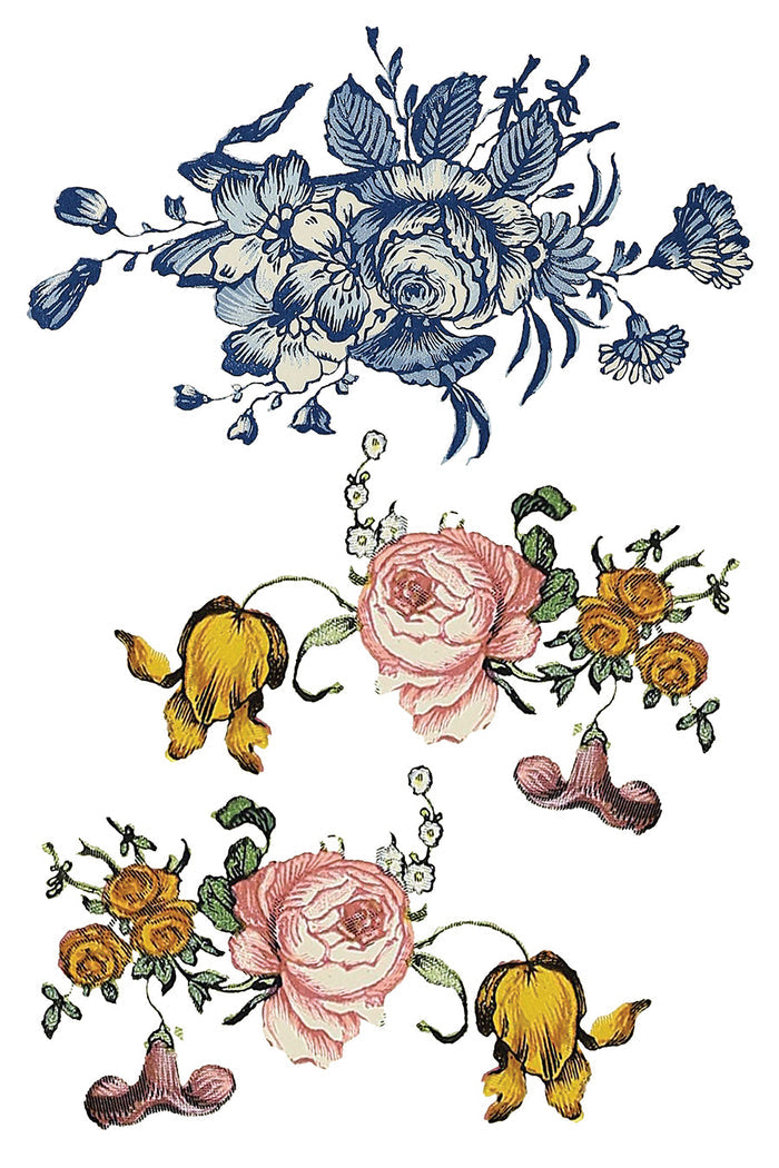 Fairytale Florals IOD Transfer 8 x 12 Pad