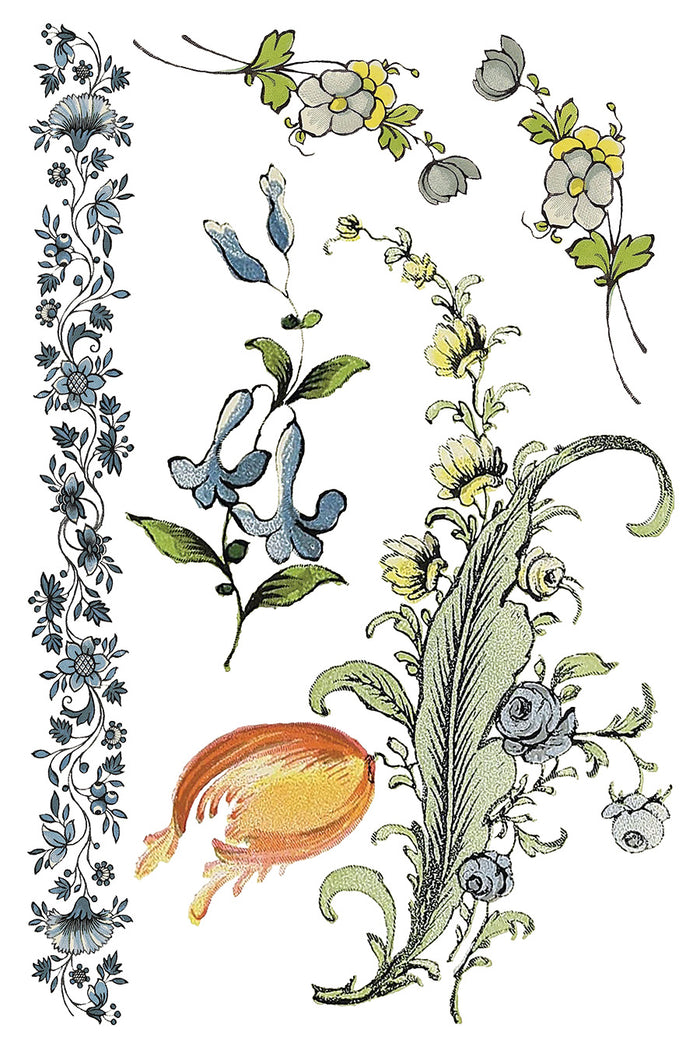 Fairytale Florals IOD Transfer 8 x 12 Pad