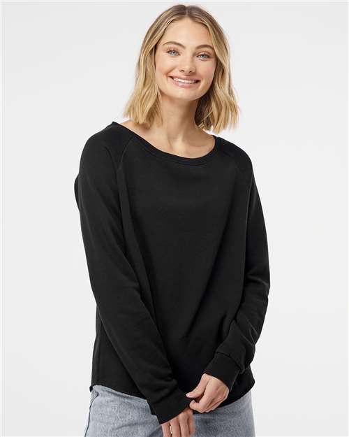 FarmHouse Ladies Wide Neck Crew Sweatshirt