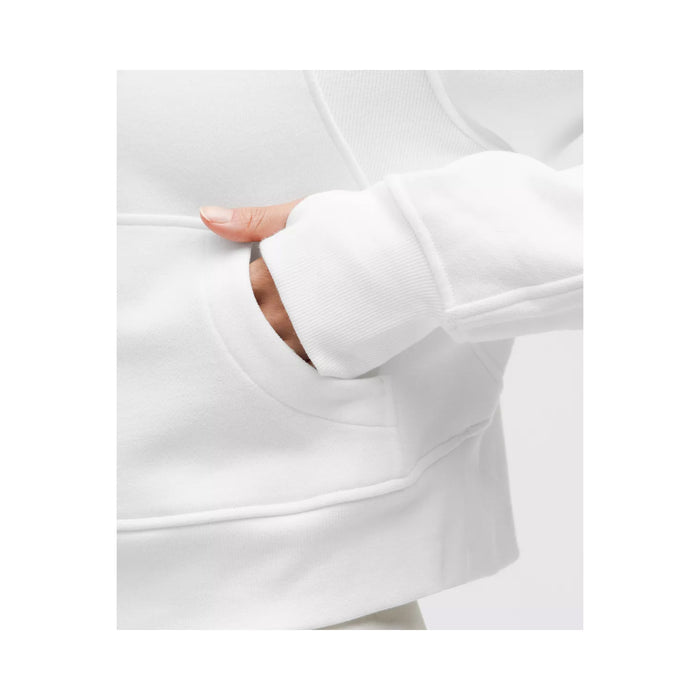 FarmHouse lululemon Scuba Oversized FUNNEL-Neck Half Zip - White