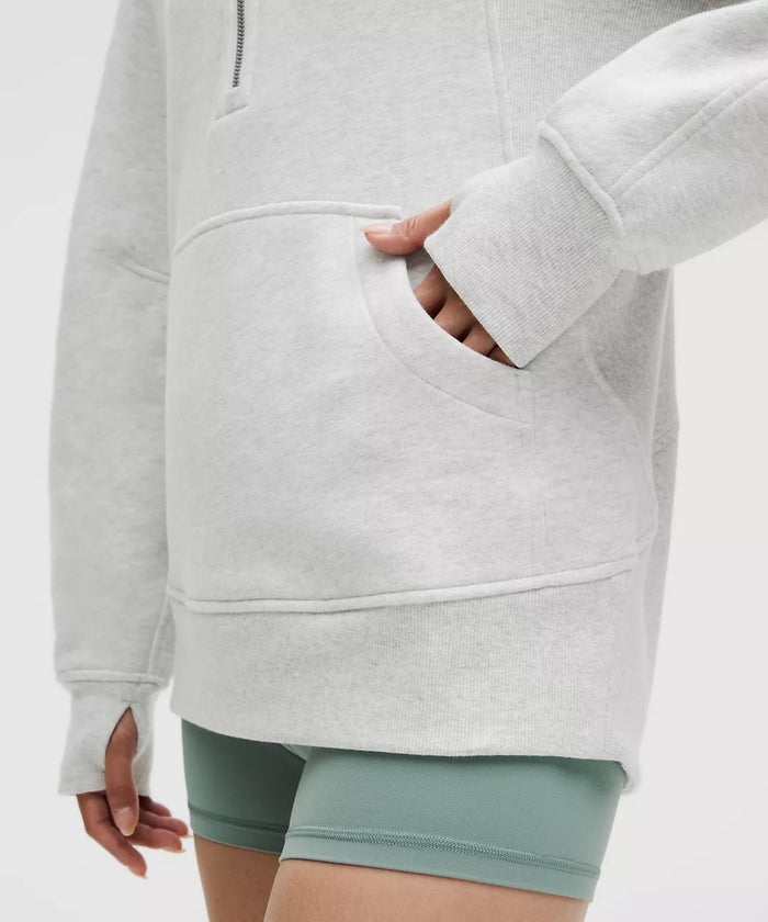 FarmHouse lululemon Scuba Oversized Funnel-Neck Half Zip Long