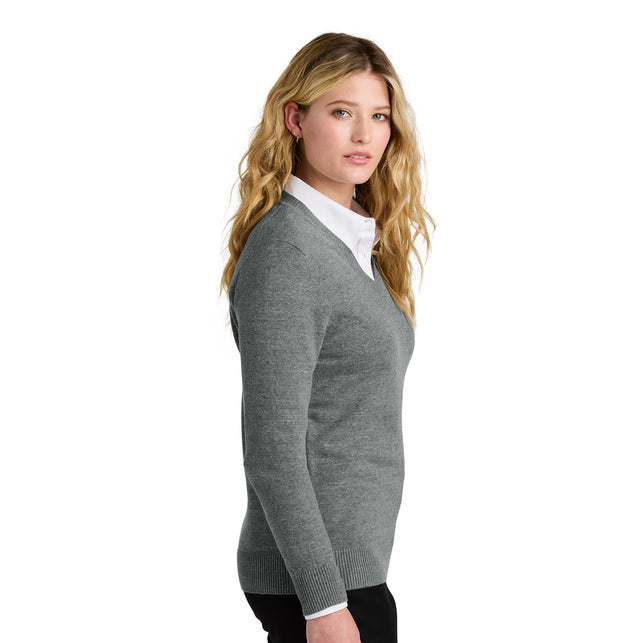 FarmHouse Women’s V-Neck Sweater - Monochromatic