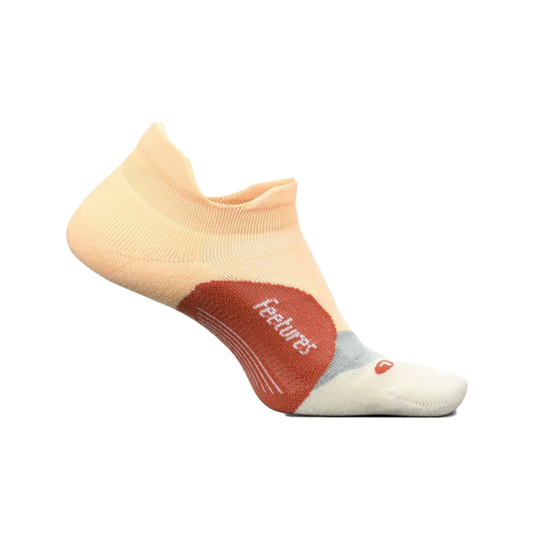 Feetures Elite Light Cushion No Show Tab - Electric Peach