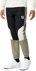 Fila Men's Cyril Track Pant LM039393 Black Vetiver Turtledove Large