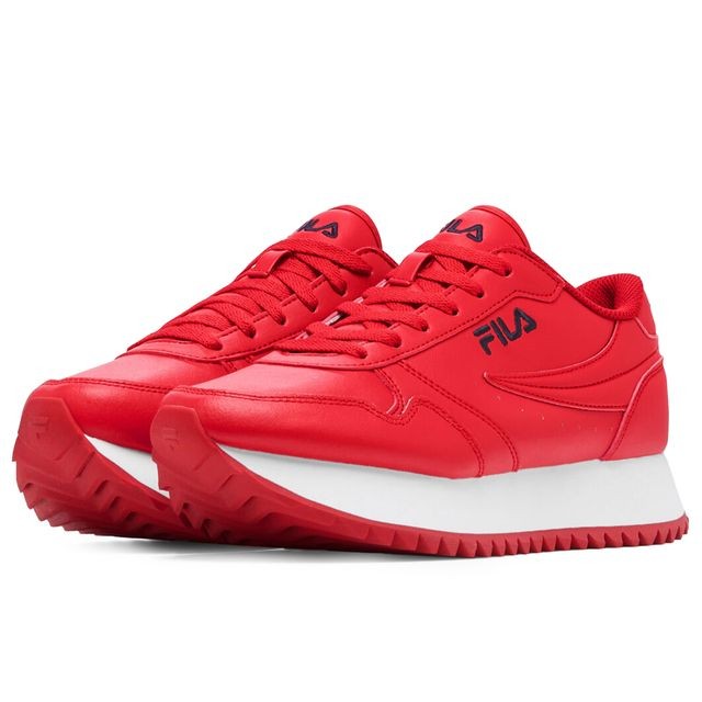 FILA Red Low-Top Sneakers Classic Retro Style 5RM01999-647 Red