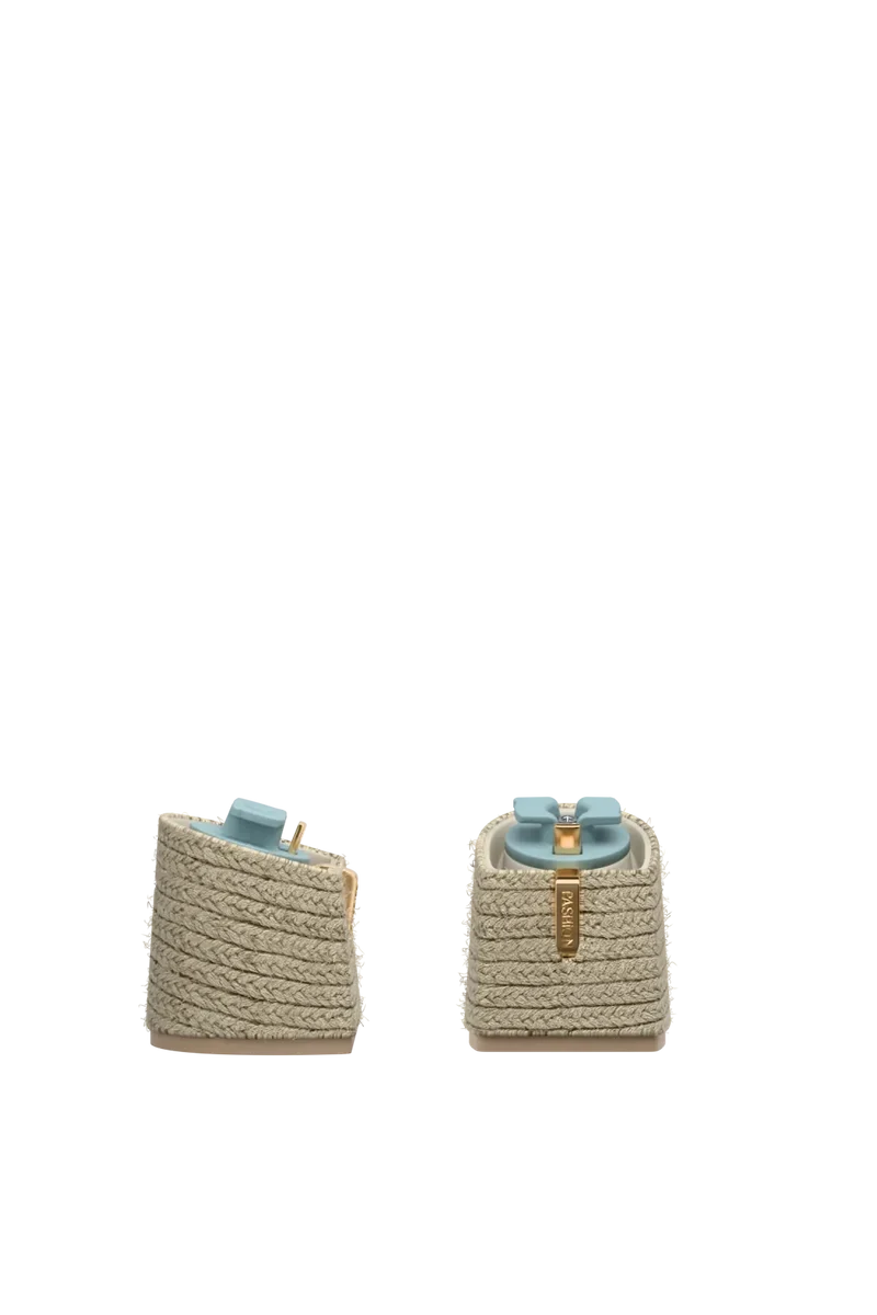 Flare Block Heel Kit 3 Espadrille