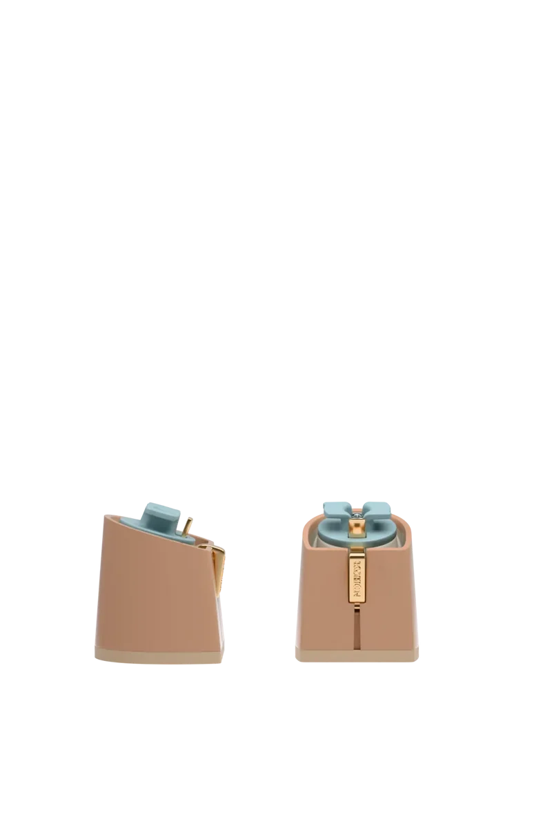 Flare Block Heel Kit 3 Latte
