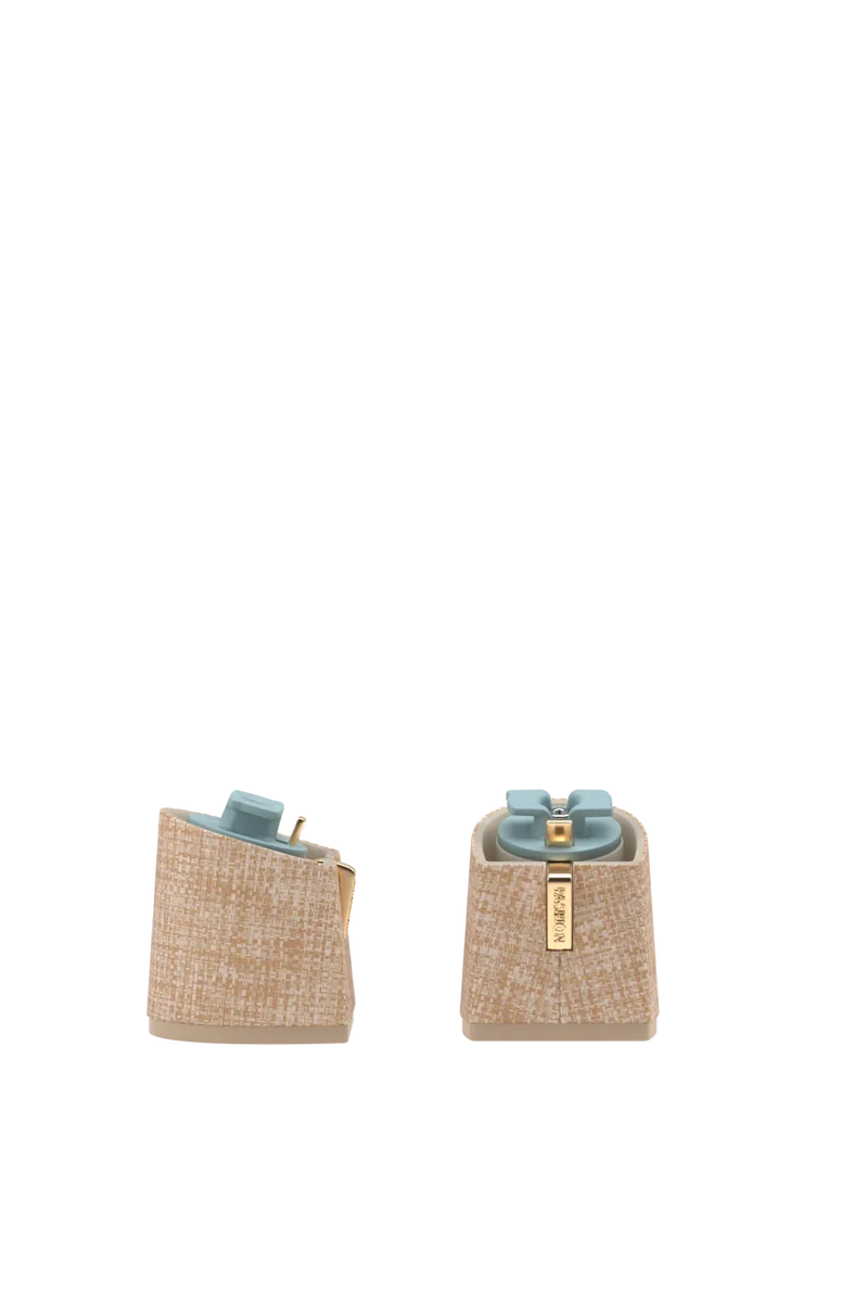 Flare Block Heel Kit 3 Raffia
