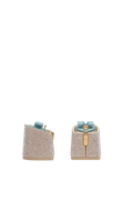 Flare Block Heel Kit 3 Sand Rhinestone