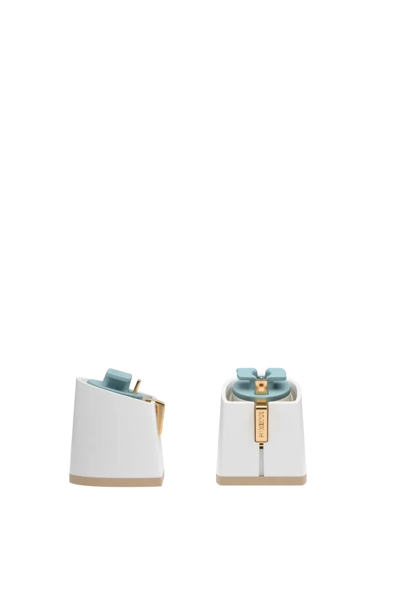 Flare Block Heel Kit 3 White