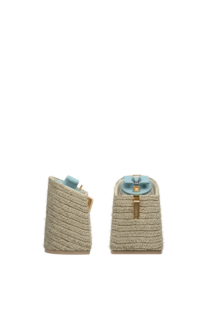 Flare Block Heel Kit 4 Espadrille
