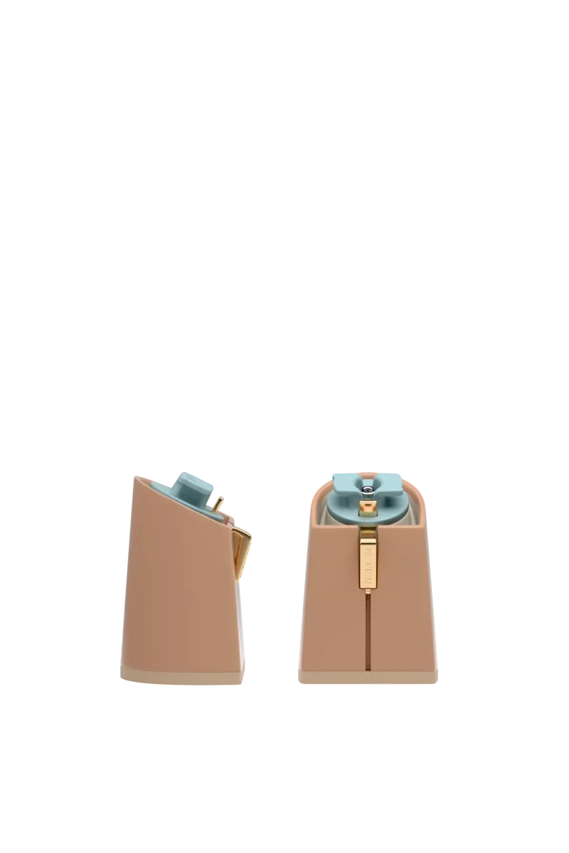 Flare Block Heel Kit 4 Latte