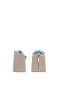 Flare Block Heel Kit 4 Sand Rhinestone
