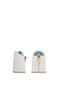 Flare Block Heel Kit 4 White