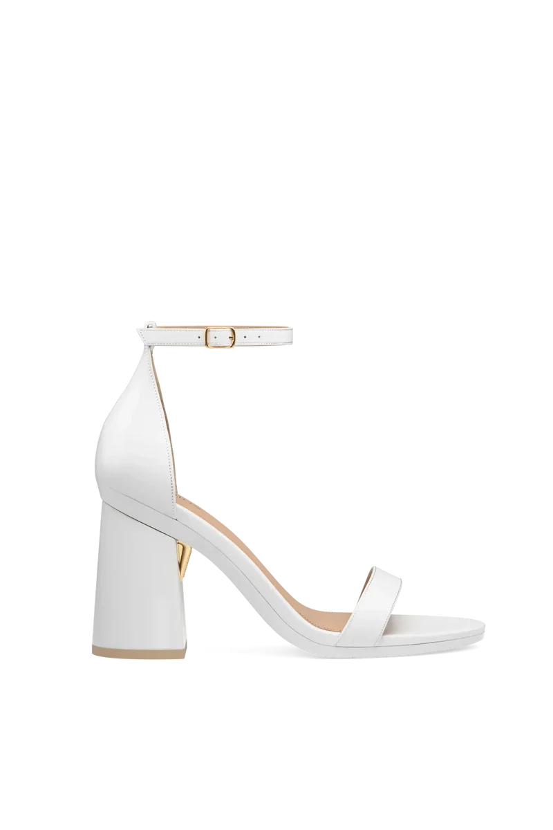 Flare Block Heel Kit 4 White