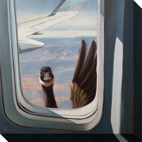 Friendly Skies: Gallery Wrapped Canvas