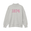 Gamma Phi Beta 1874 Mock Neck - Grey